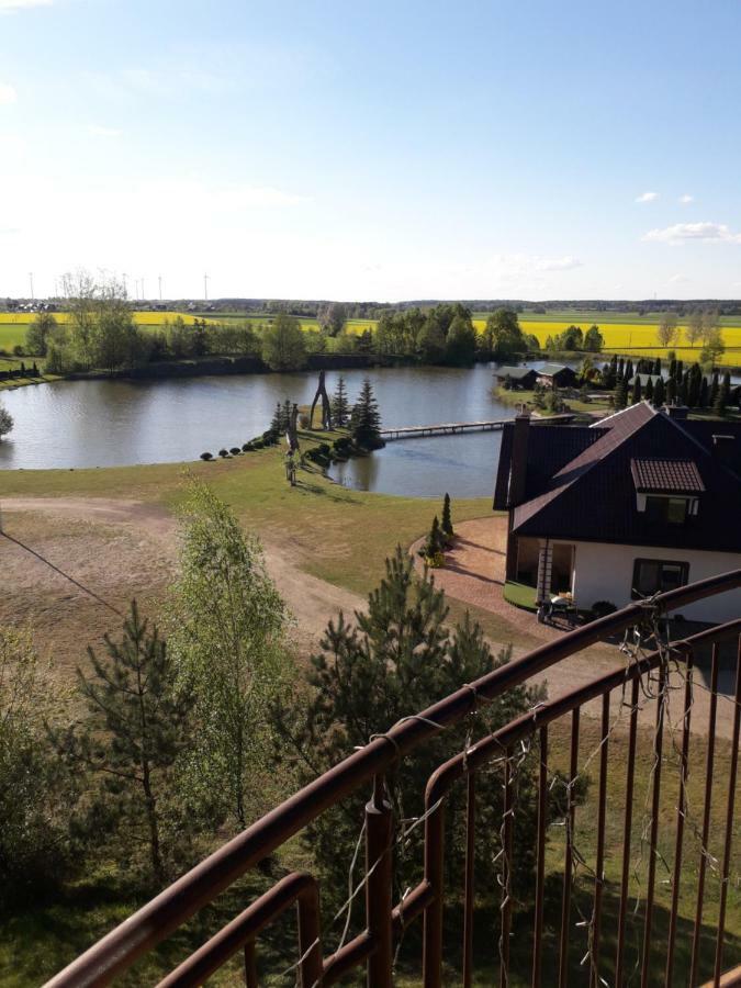 Apartament Dom nad stawem przy lesie Burkat Zewnętrze zdjęcie