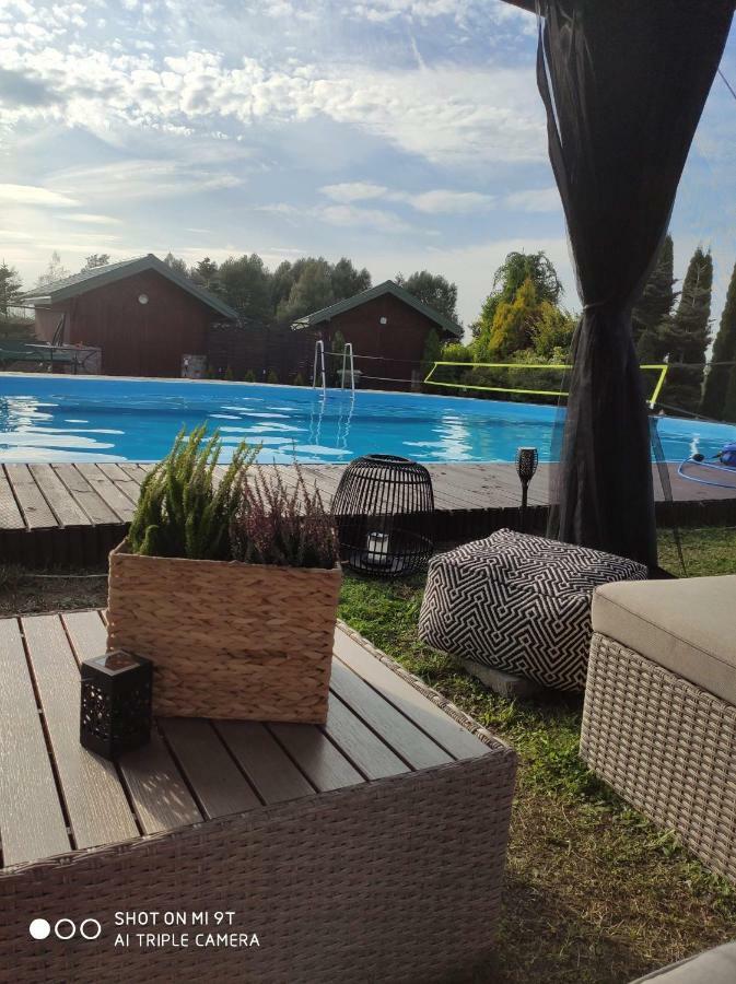 Apartament Dom nad stawem przy lesie Burkat Zewnętrze zdjęcie