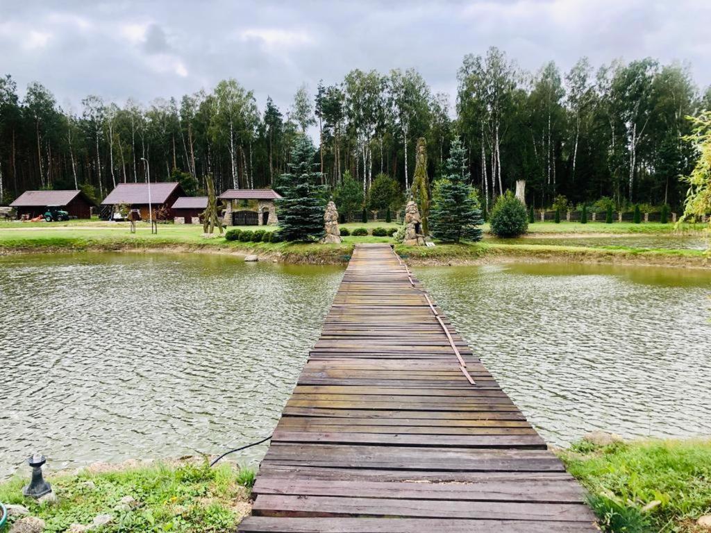 Apartament Dom nad stawem przy lesie Burkat Zewnętrze zdjęcie